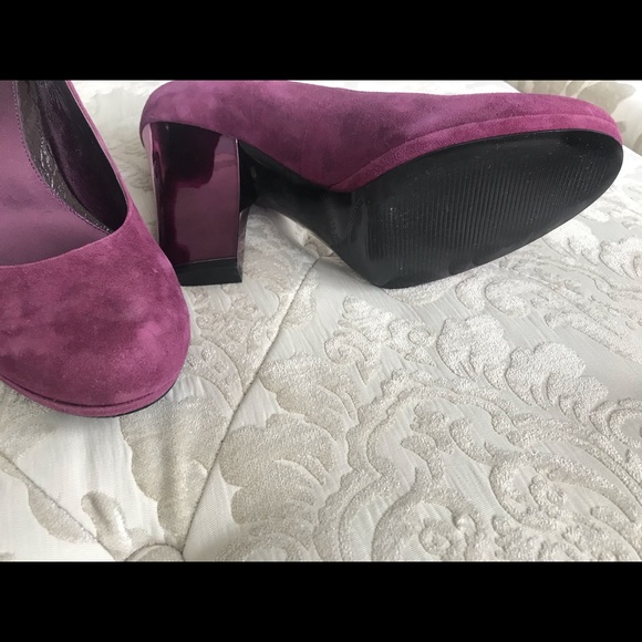 Enzo Angiolini Velvet with mirrored heels - Picture 2 of 4